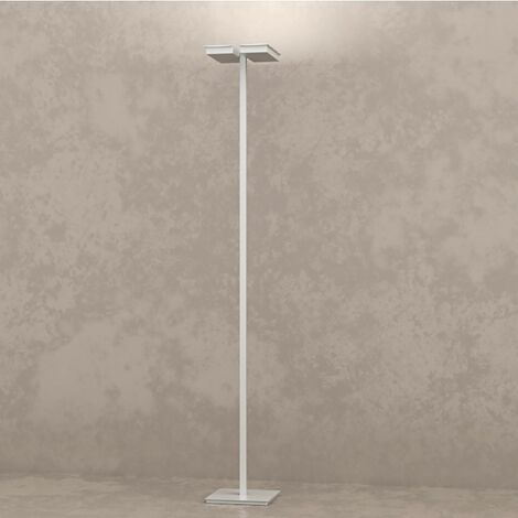 Piantana led top light style 1167t gx53 led lampada terra moderna, finitura metallo sabbia
