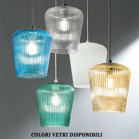 KCO Lighting Lampadario Sputnik a 6 Globi Color Ambra, Lampadario Lineare Nero Opaco Mid-Century, Illuminazione a Sospensione Regolabile Vintage Per Isola Cucina, Sala Da Pranzo (Nero+Ambra