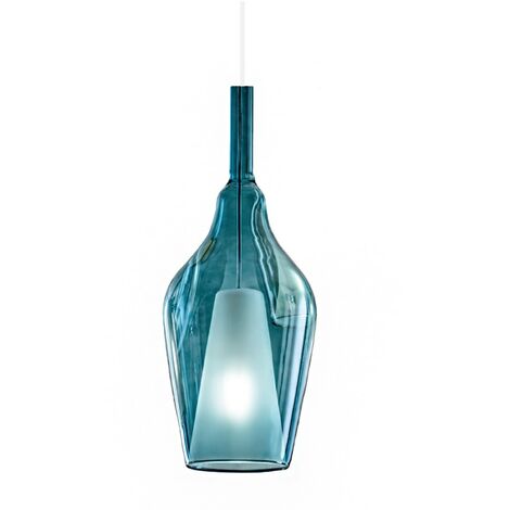 Lampadario moderno Gea Luce CLEOFE S11 vetro ocra