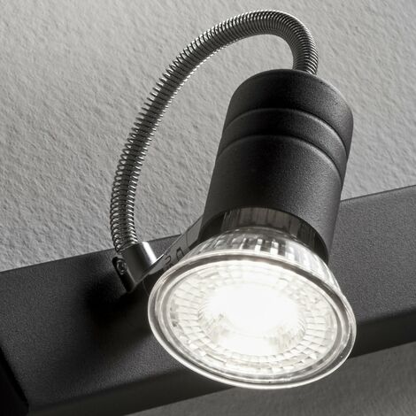 Spot a 2 luci LED orientabili in metallo moderno ZELIG Illuminando