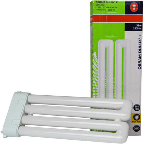 Osram Kompaktleuchtstofflampe DULUX F - 2G10, 830 Warmweiß - 36W