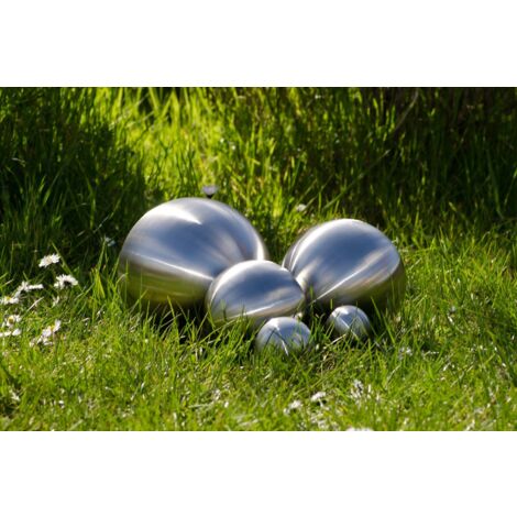 Köhko Dekokugel 3-58 cm (Größe 4 cm) matt aus hochwertigem Edelstahl Gartenkugel Teichkugel Gr. 4 cm