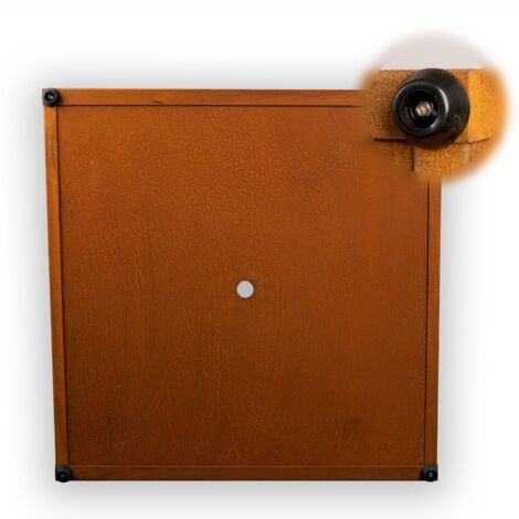 Köhko Edelstahl Pflanzrahmen QUADER 100x100x50 Cm - Moderner Hochbeet Bausatz