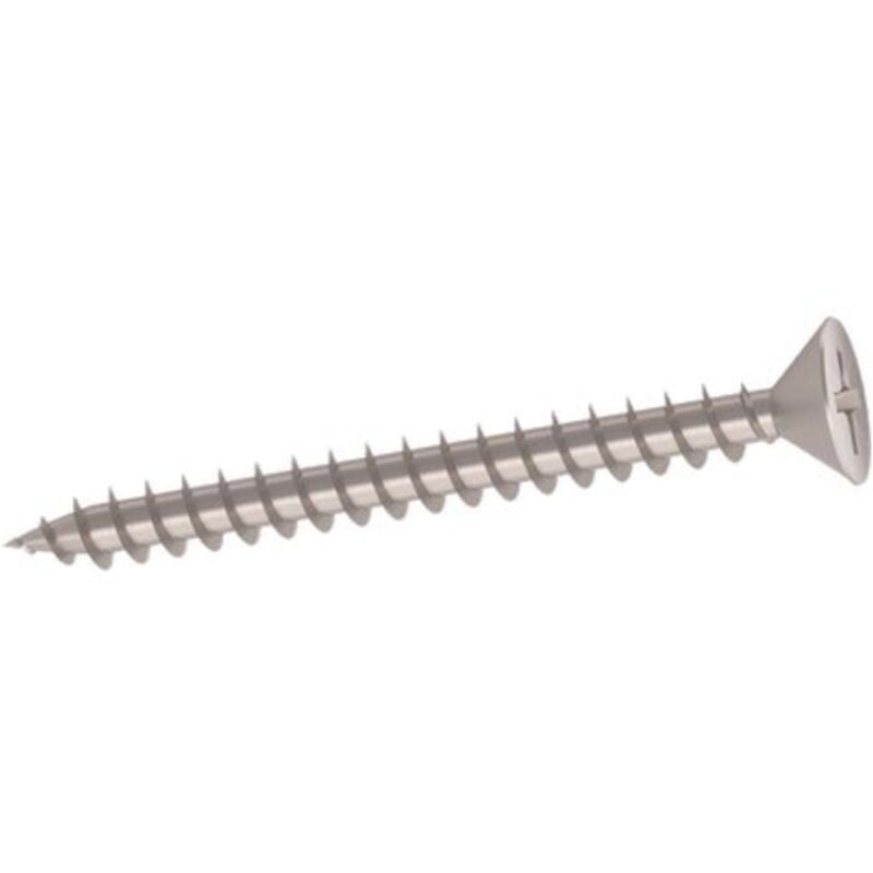 Viti A Testa Svasata Per Pannelli Truciolari In Acciaio Inox A2 4x50 18 Pieces Vynex 71750525 Viti A Testa Svasata Per Pannelli Truciolari In Acciaio Inox A2 4x50 18 Pieces Vynex 71750525