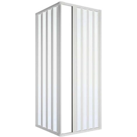 Box doccia 2 lati soffietto riducibile modello loris lux cm 100 x 100 (1/3)