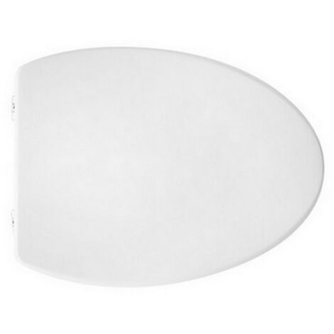 SEDILE WC PER DISEGNO A VASO OVO FORMA 4 Bianco - Cerniere C espansione DH