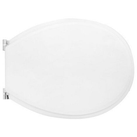 Sedile wc per gsi vaso brenta forma 1 bianco - cerniere c espansione (1/4)