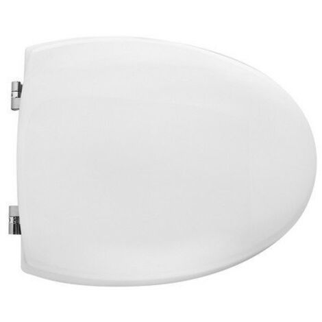 Sedile wc per cesame vaso zortea forma 4 bianco - cerniere a passanti (1/4)
