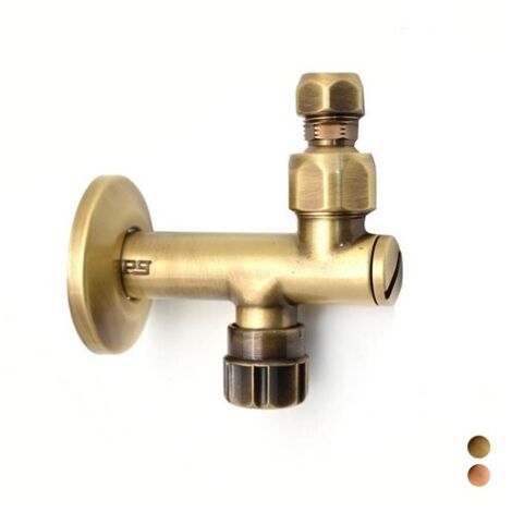 RUBINETTO SOTTOLAVABO CON FILTRO A SNODO 10 MM Misura: 1/2" Bronzato