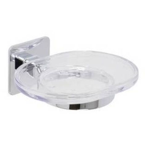 PORTA SAPONE MOD. COLD WIND Misura: Cromo cm 12 x h.5,3 x 11,3