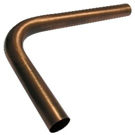CANOTTO CON CURVA 90° D. 30-200X300 Bronzato (1/2)