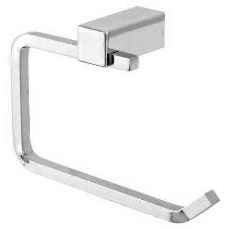 PORTA ROTOLO CARTA CROMO SERIE UNICA Misura: Cromo 7x17xh17 cm