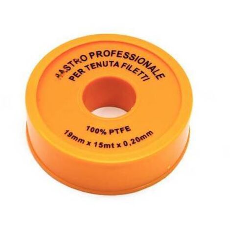 Nastro Teflon PTFE Per Idraulica - 15m X 19mm X 0.20mm - Sigillante Filettature Tubi E Raccordi - Foto 11