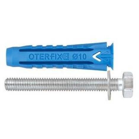 TASSELLO UNIVERSALE IN NYLON CON VITE TE METRICA E RONDELLA Misura: 8x40 con vite M5X50
