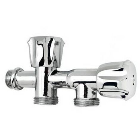 RUBINETTO CON ATTACCO LAVATRICE E LAVASTOVIGLIE 1/2 x 3/4 x 3/4