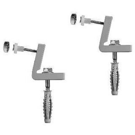 2 PZ ELEM. DI FISSAGGIO FISCHER IN NYLON PER WC E BIDET LAT. WB5