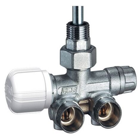 VALVOLA MONO-BITUBO TERMOSTATIZZABILE SQUADRA DX C/BOCCHETTONE (FAR) Misura: Diam. 1/2