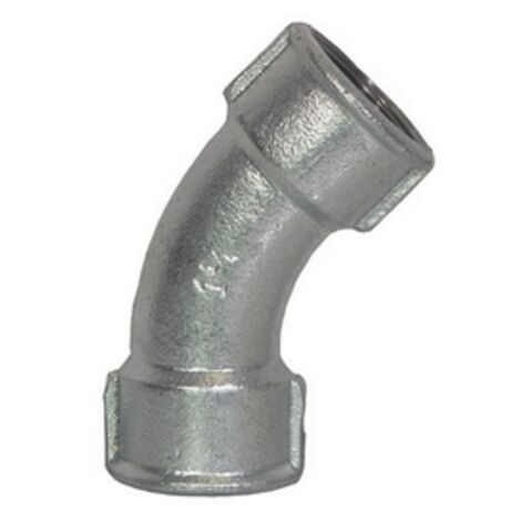 CURVA LUNGA FF 45° ZINCATA 4" ATUSA (1/5)