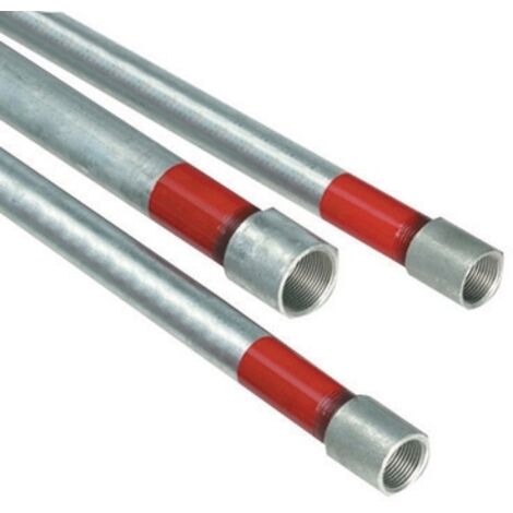 TUBO ZINCATO IN BARRE ML 6 ACQUA - GAS SENZA PIOMBO Misura: 2"