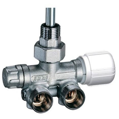 VALVOLA MONO-BITUBO TERMOSTATIZZABILE SQUADRA SX C/BOCCHETTONE Misura: Diam. 1/2