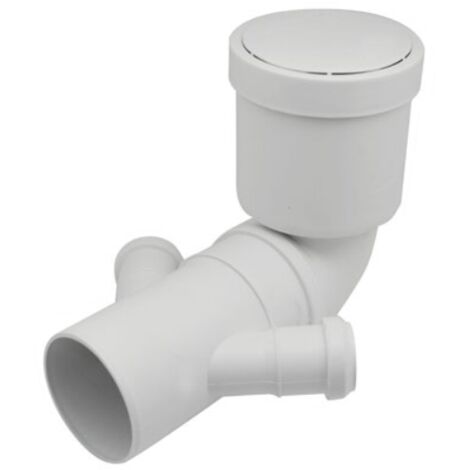 CURVA WC PROLUNGATA CON DOPPIO ATTACCO Misura: Diam. 90/50 (1/2)