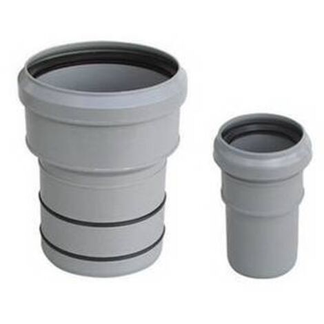 TRONCHETTO PP RIDUZIONE AL PVC VALSIR Diam. F 50 x M 100 lungh. 80