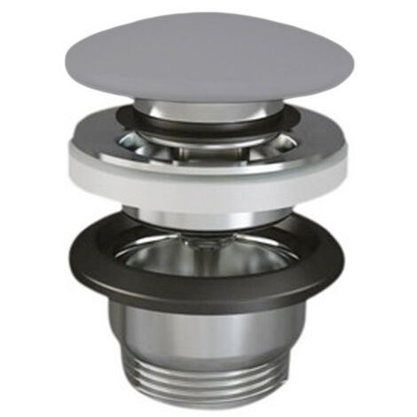 PILETTA LAVABO CLICK CLACK FEELING SENZA TROPPO PIENO Misura: Tappo Grigio Opaco (1/3)