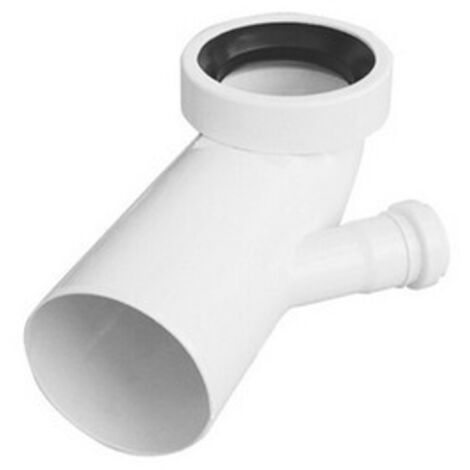 CURVA BIANCA WC ATTACCO BICCHIERE SX VALSIR Misura: Diam. 110 / 50