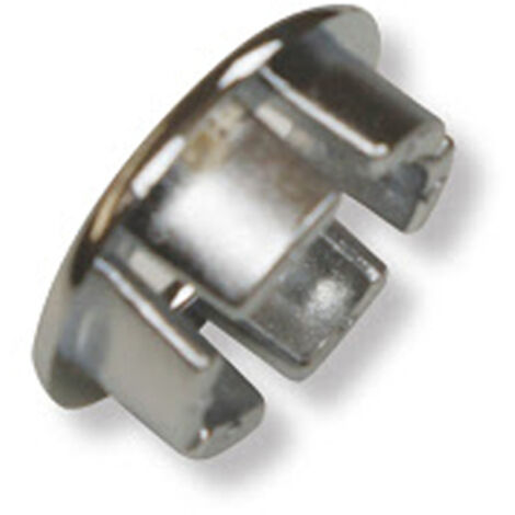 25 x GHIERA DI RICAMBIO PER TROPPO PIENO ABS CROMATO Misura: Diam. 28 (1/4)