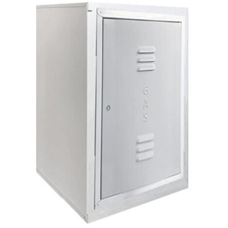 CASSETTA PER PROTEZIONE CONTATORE GAS ZINCATA cm 50x40x30 (HxLxP) Smontata