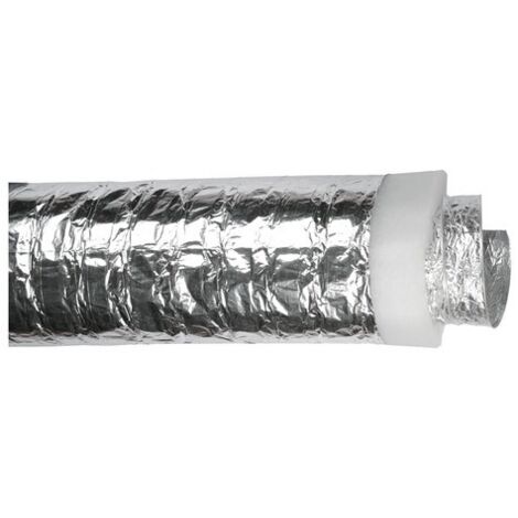 CONDOTTO FLESSIBILE IN AL/PET/AL CON RIVESTIMENTO TERMOISOLANTE 254   MT 10