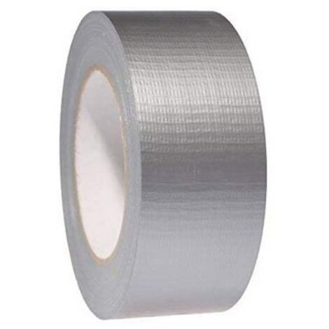 Nastro Decorativo TNT Argento - 50 Mm X 50 Mt, Effetto Tessuto, Per Pacchi E Decorazioni - Foto 2