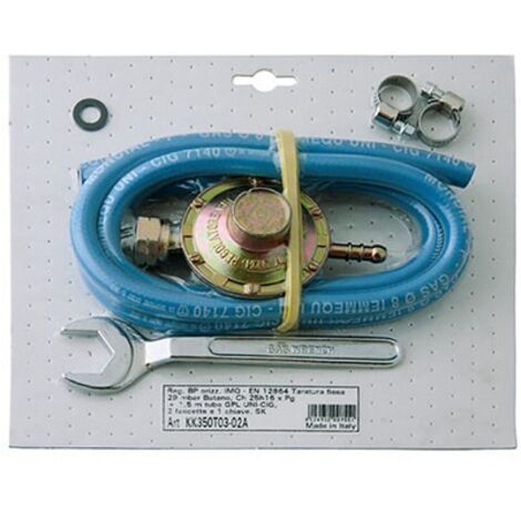 Kit Adattatore HP A LP Per Barbecue Cadac Safari Chef – Tubo Flessibile Da 85 Cm, Regolatore Di Pressione Per Bombola Di Gas Universale