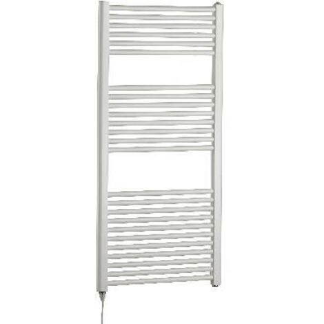 Scaldasalviette ELETTRICO 120x50 cm 700w bianco con resistenza termolimitata H120 cm FRIULI