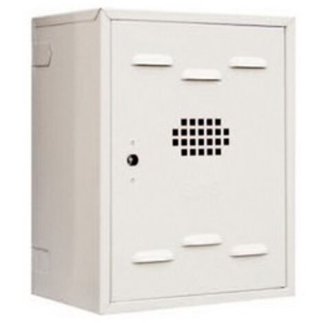 CASSETTA PER PROTEZIONE GAS PREVERNICIATA BIANCA cm 50 x 40 x 25
