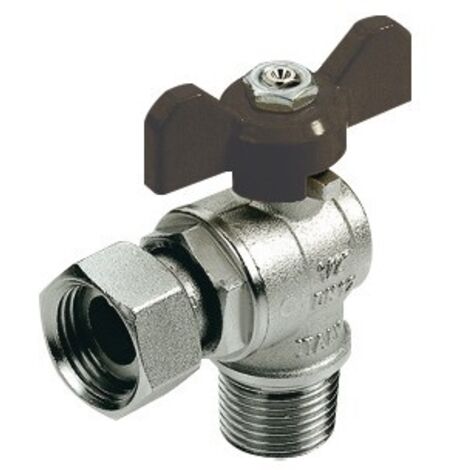 Valvola A Sfera In Acciaio Inox 1/2" NPT Maschio-Femmina 90° - Mini Valvola 896 PSI, Da -4 A 302°F, Robusta E Anticorrosione - 4