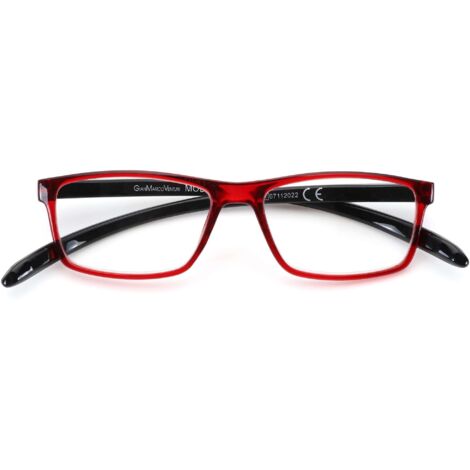 4 x OCCHIALI GMV VERONA D. 1 COLORE ROSSO