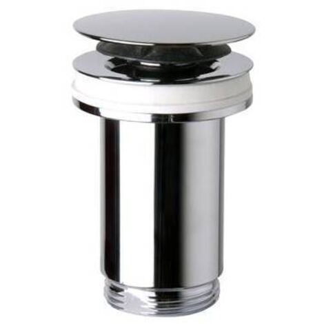 PILETTA "U CLICKER" OTTONE CROMO SENZA TROPPO PIENO Misura: Diam. 63 x 1"1/4