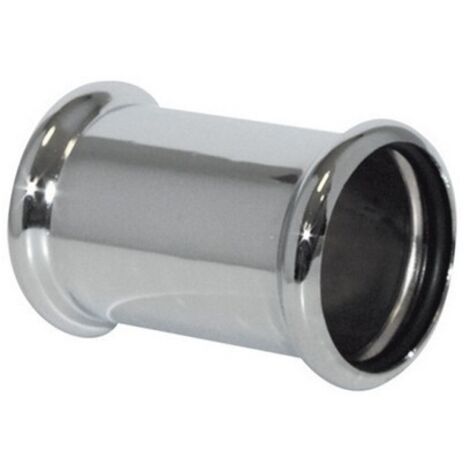 GIUNZIONE IN OTTONE CROMATO CON OR Misura: Diam. 40