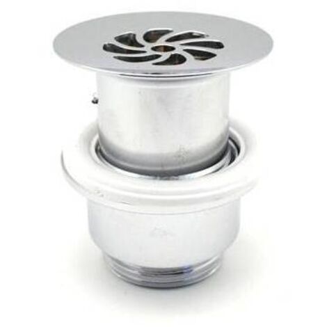 PILETTA DAISY A GRIGLIA IN OTTONE CROMO CON TROPPO PIENO Misura: Diam. 63x1"1/4