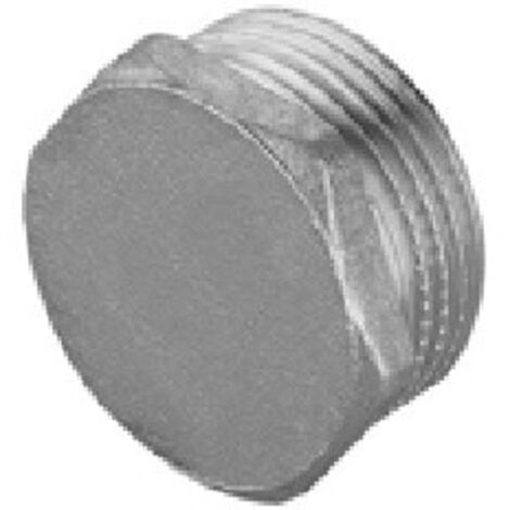 TAPPO MASCHIO IN OTTONE CROMO IBP Misura: 1/2" -CONF