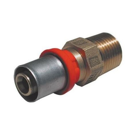 raccordo dritto 1/2 '' maschio Caleffi, per rame art.904