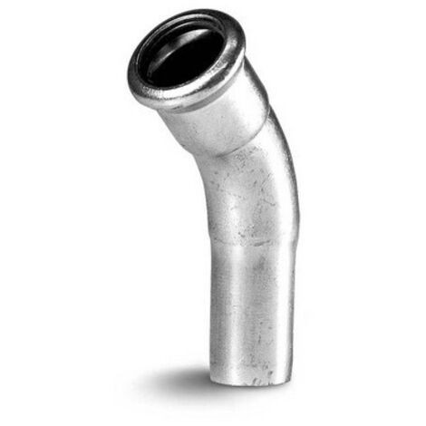 CURVA MF 45° A PRESSARE IN ACCIAIO CARBONIO Diam. 22