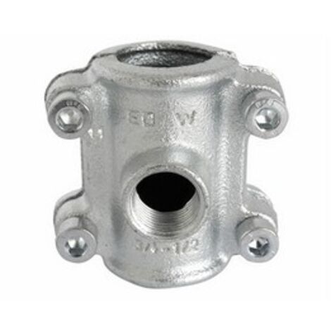 COLLARE DI DERIVAZIONE ZINCATO 3/4" x 1/2" F-BRICO