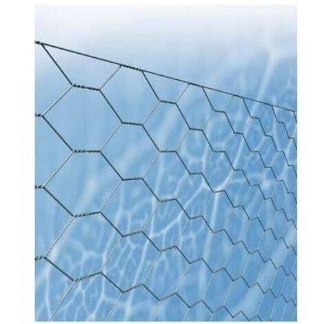 RETE TRIPLA TORSIONE ZINCATA 19/2 STARS • M/N° 19/2 N° 1=MM 0,6 L.MT 50 H.CM 150