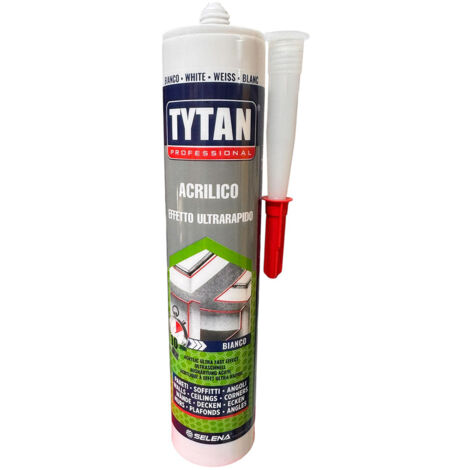 Tytan Silicone Sigillante Acrilico Ultra Rapido 300 ml bianco