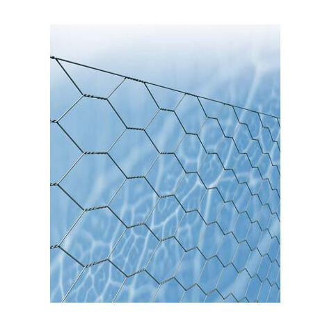 RETE TRIPLA TORSIONE ZINCATA 51/6 STARS - M/N° 51/6 N° 5=MM 1,0 L.MT 50 H.CM 120 - 1 pezzo
