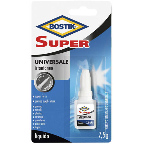 BOSTIK D2748 Adesivo Istantaneo, Trasparente, 7,5gr (1/5)