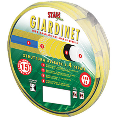 TUBO IRRIGAZIONE MAGLIATO GIARDINET STARS - MM 19 3/4 MT 50 - 1 pezzo (1/2)