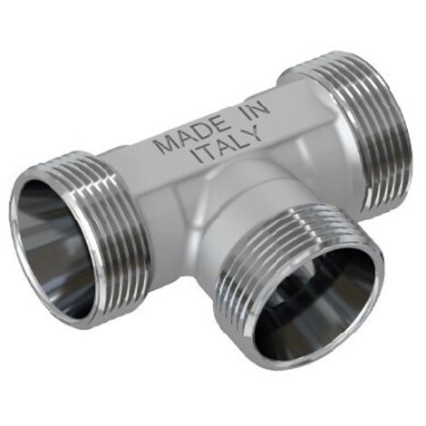RACCORDO A T MASCHIO CROMATO Misura: 24X19 fil (D.16)